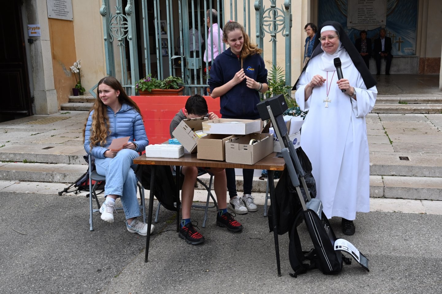 Début d'après-midi, en place pour un petit jeu
