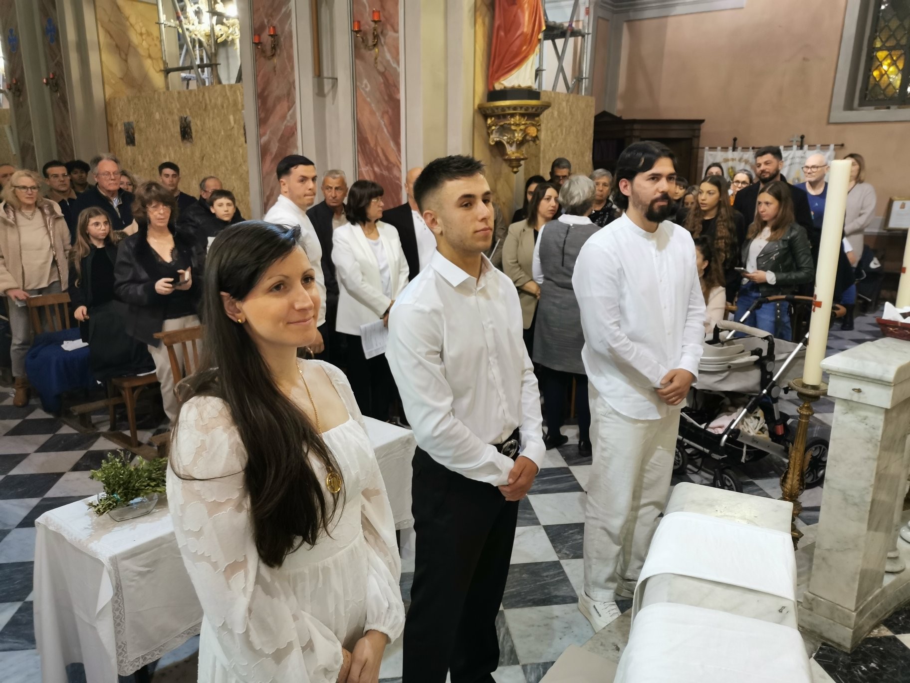 Entrée dans la liturgie baptismale