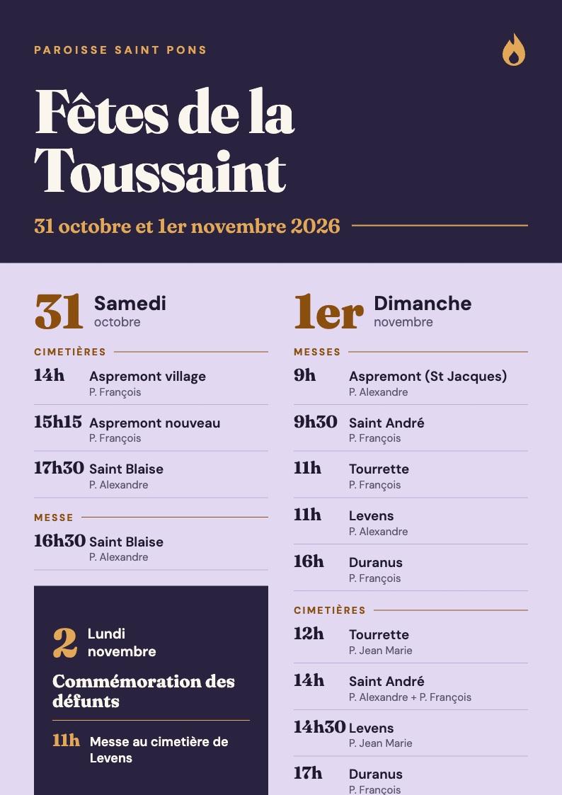 Affiche Toussaint 2026